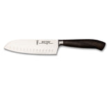 Santokumesser mit Kulle 16 cm Form Line Räuchereiche