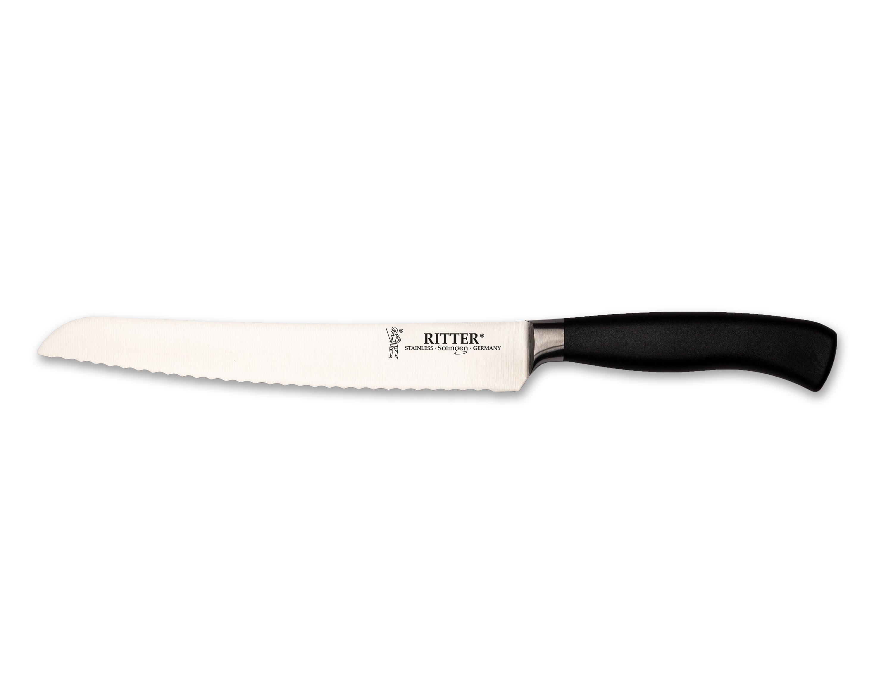 Brotmesser 22 cm Form Line Classic Schwarz