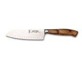 Santokumesser mit Kulle 16 cm Form Line Olive