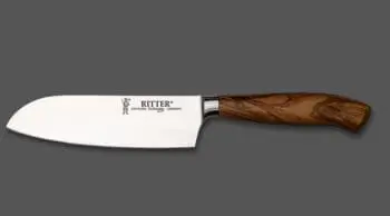 Santokumesser ohne Kulle 16cm Olive