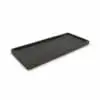 Servierbrett 30x13cm Holz schwarz Rural