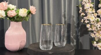 Pasabahce Nova 4 er Trinkglas 360 ml Gold