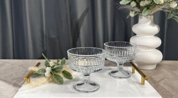 Pasabahce Elysia 2 er Dessertglas mit Fuß Kurz